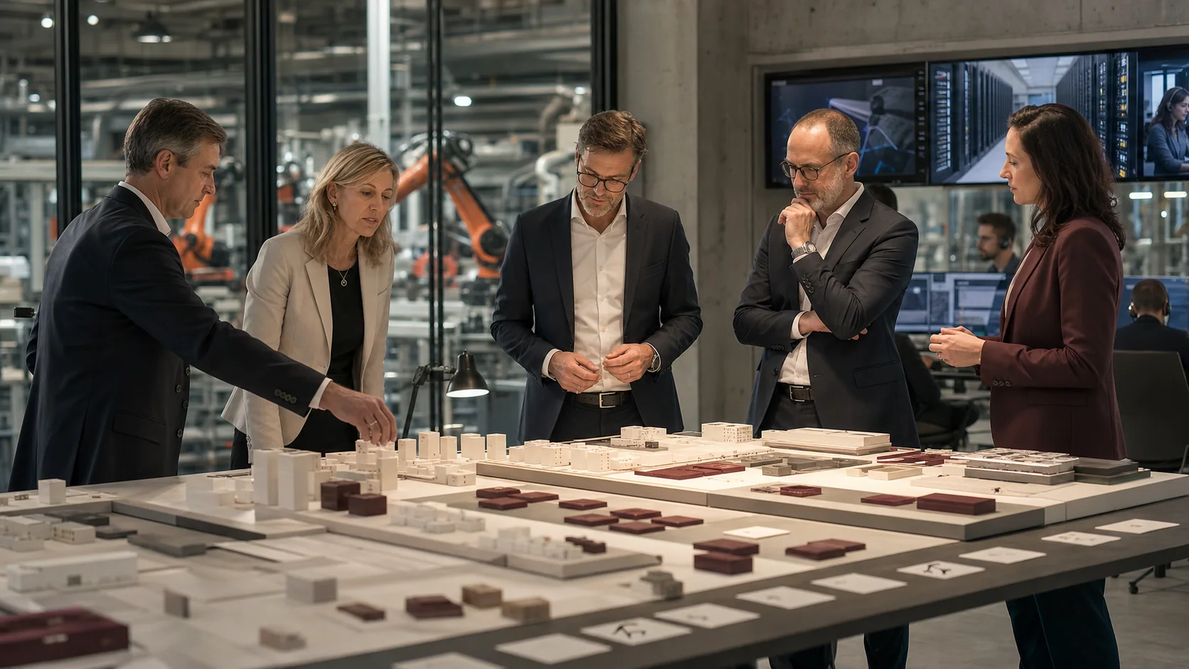 Technologieportfolio mit Plattformen Abhängigkeiten und Investitionsoptionen